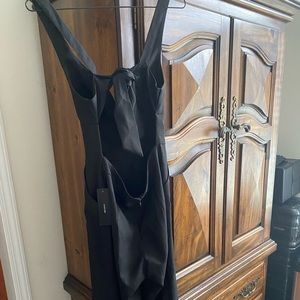 Lulus black jumpsuit open back size small
